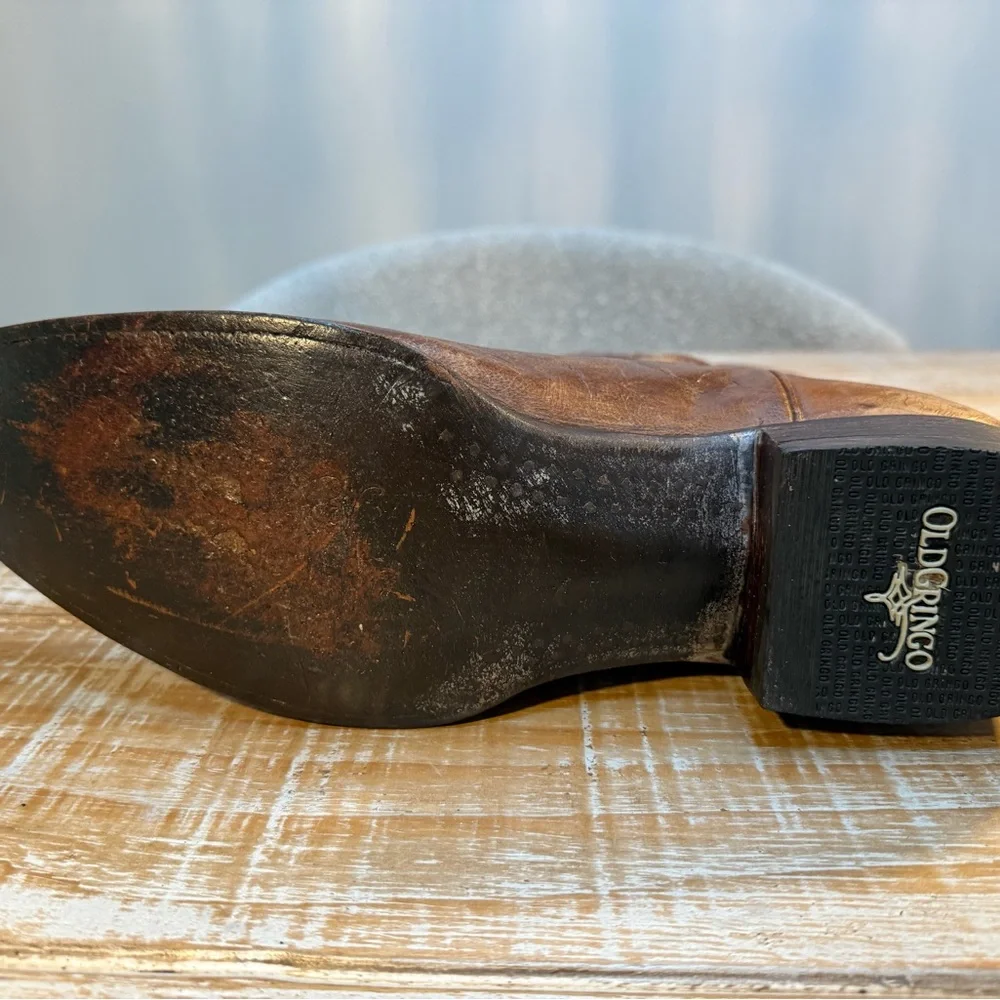 Old Gringo Men’s Leather Cowboy Boots size 12 D - Picture 3 of 8